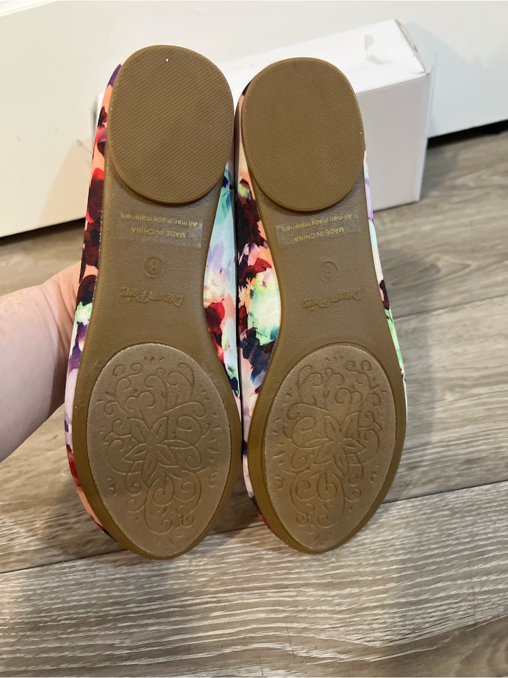 Dream Pairs Floral Print Ballet Flats Multicolor Size 8 Brand New - Picture 3 of 6
